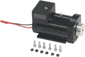 Mini Retro Engine Model Kits, 12V DC Generator for SEMTO ST-NF2 Engine Models DIY Upgrade Modification Accessory, Science Toy for Teens and Adults (Belt Connection Version/Black)
