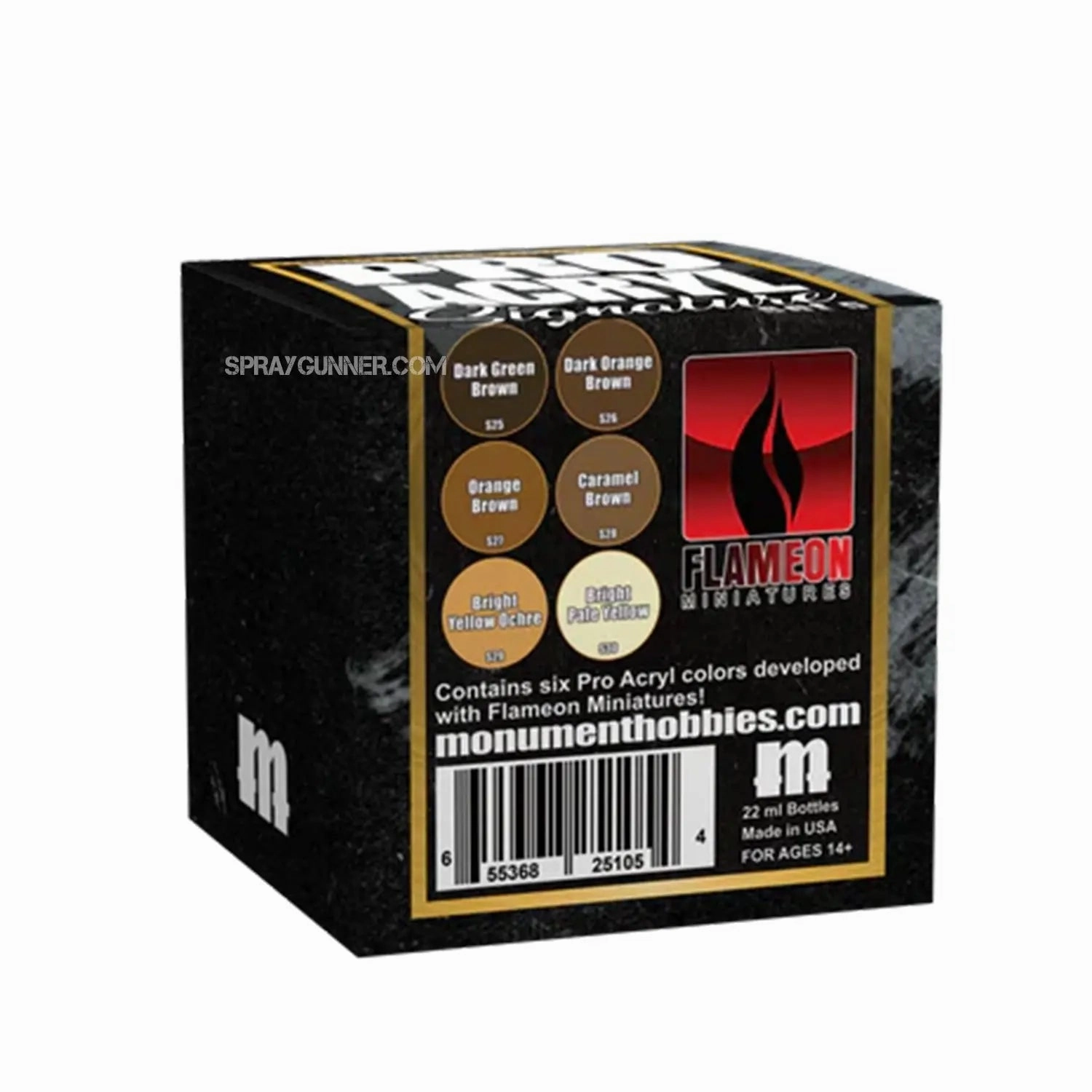 MONUMENT HOBBIES: Pro Acryl Signature Series Set 5 - Flameon Miniatures