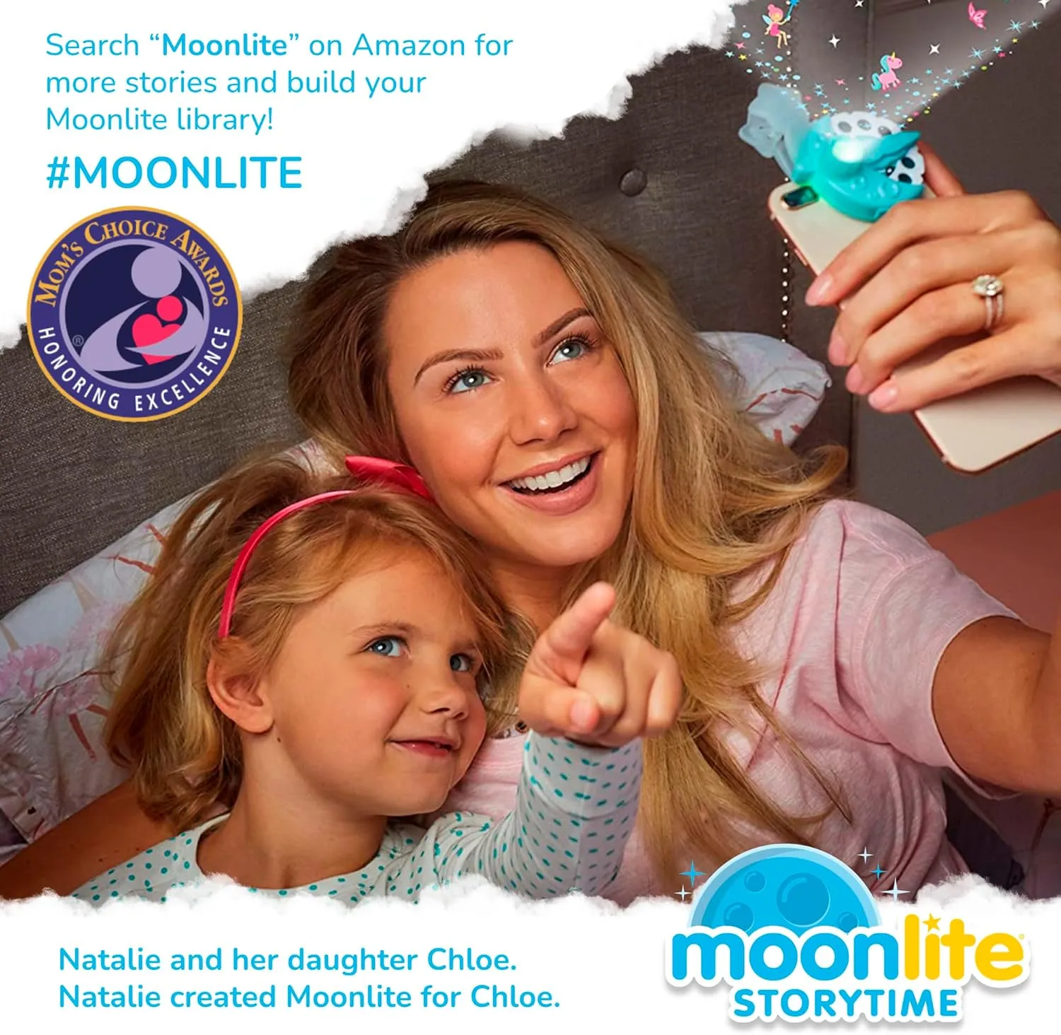 Moonlite Storytime - Eric Carle 10 Little Rubber Ducks Bedtime Story - A Magical Read Together - Projector Sold Separately - Digital Story w/ Sound FX - Learning Gifts for Kids Ages 1 Year & Up