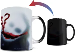 Morphing Mugs DC Comics - Batman: The Dark Knight - Joker - Why So Serious - One 11 oz Color Changing Heat Sensitive Ceramic Mug – Image Revealed When HOT Liquid Is Added!