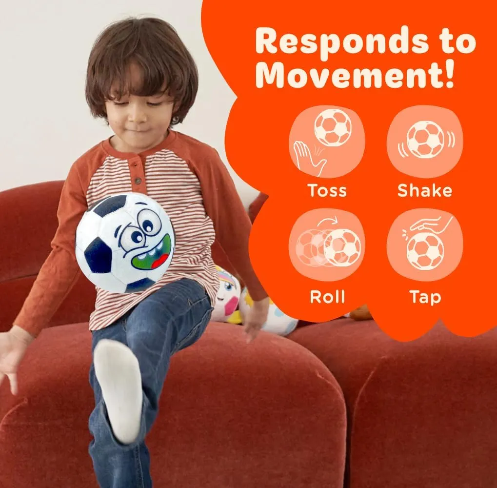 Move2Play, Hilariously Interactive Toy with Music & Sound Effects | Birthday Gift for Boy & Girl | Ball for Toddler & Baby | Indoor/Outdoor | 1, 2, 3  Year Old