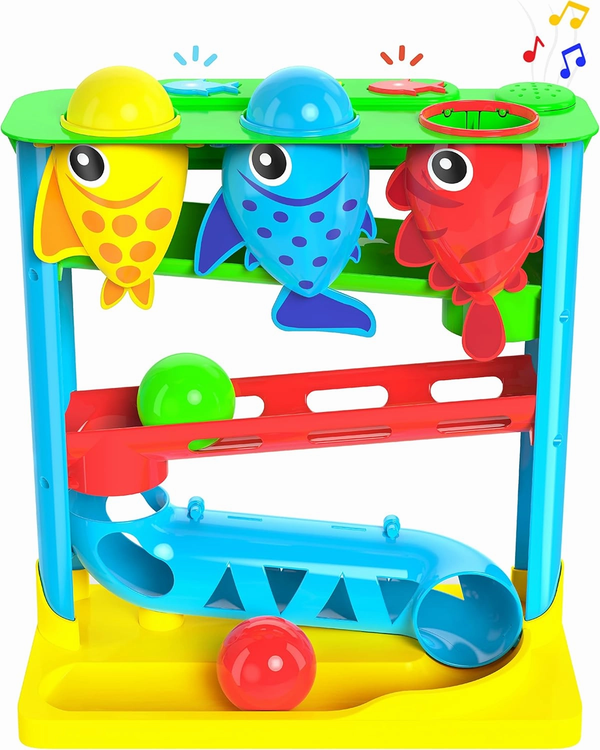 Move2Play, Feed The Fish | Interactive Baby & Toddler Toy | 1, 2  Year Old Gift & Birthday Present | Boys & Girls Babies Ages 6, 7, 8, 9, 10, 12, 18, 24  Months Old