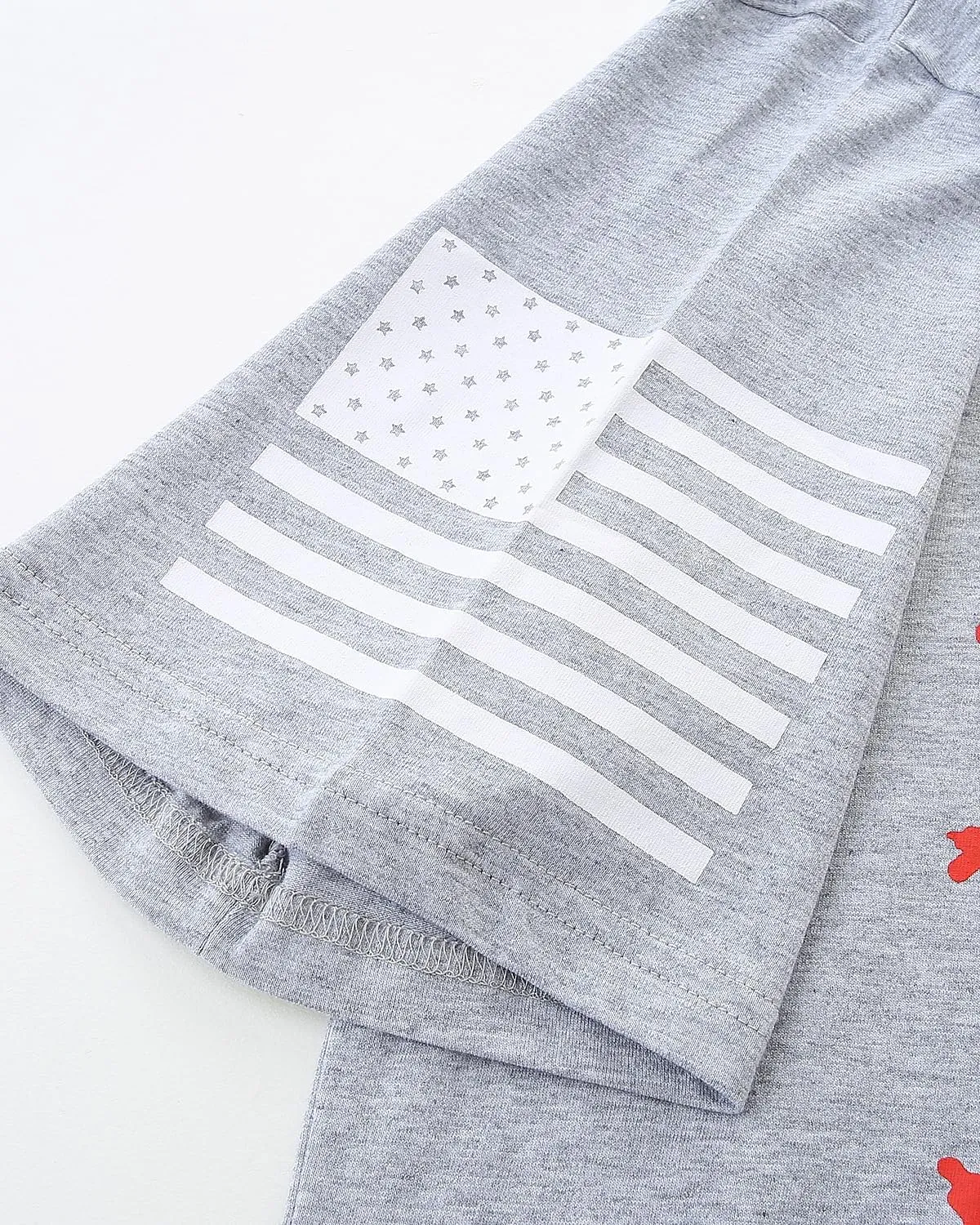 Mrocioa USA Flag 4th July American Red White Blue Star Stripes Patriotic T-Shirt Size M L XL XXL 3XL
