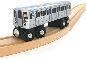 Munipals MP01-110B Wooden Subway B Train NYC MTA Sixth Avenue Express Bronx to Brighton Beach R68 Car
