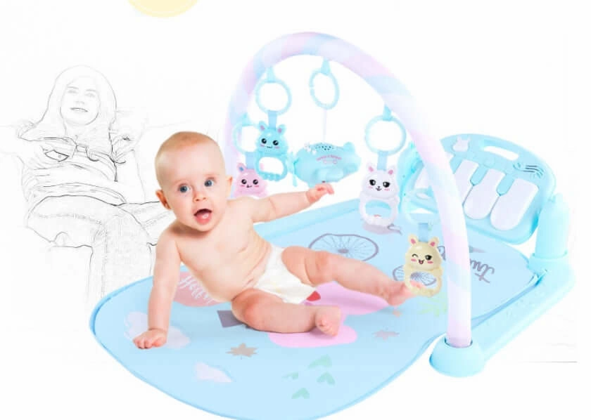 Musical Baby Foot Piano Gym - Early Education Puzzle Toy
