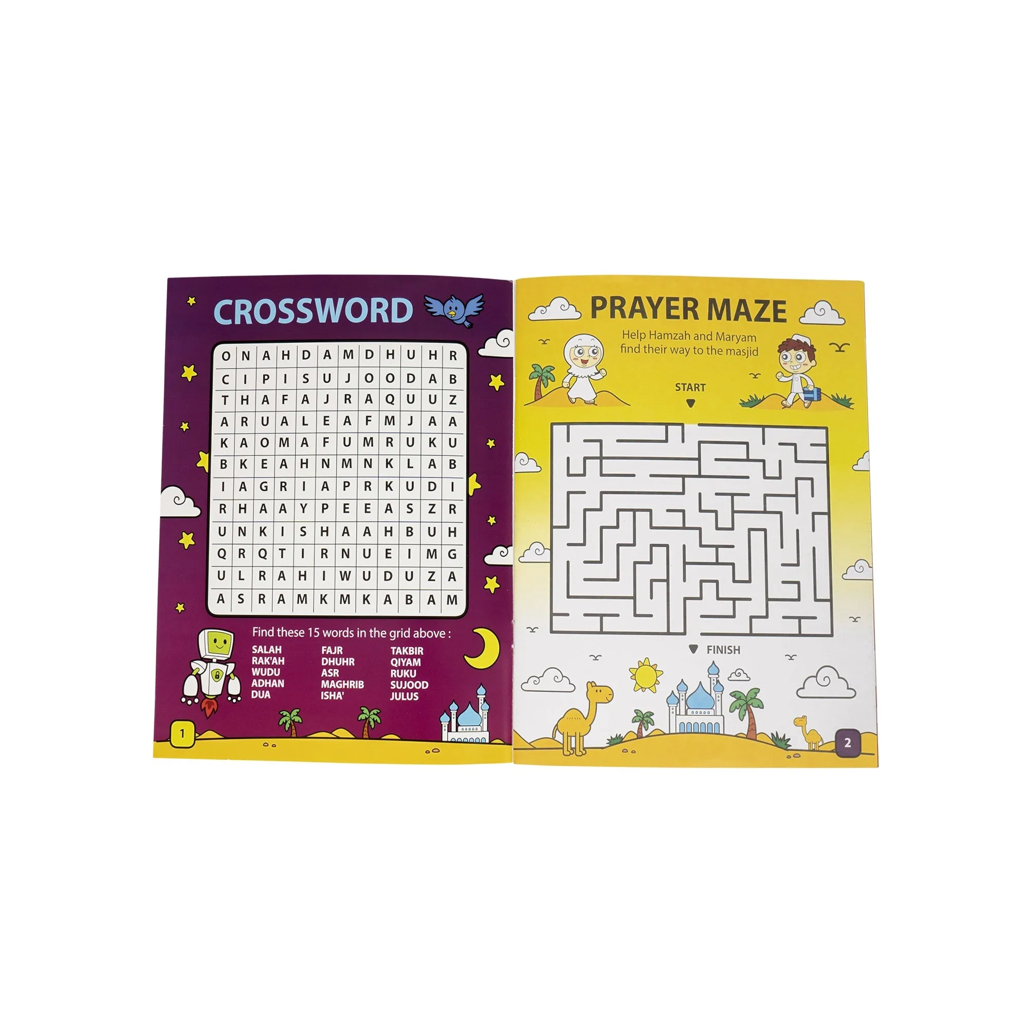 My Salah Mat - Smart Interactive Kids Prayer Mat - Pink