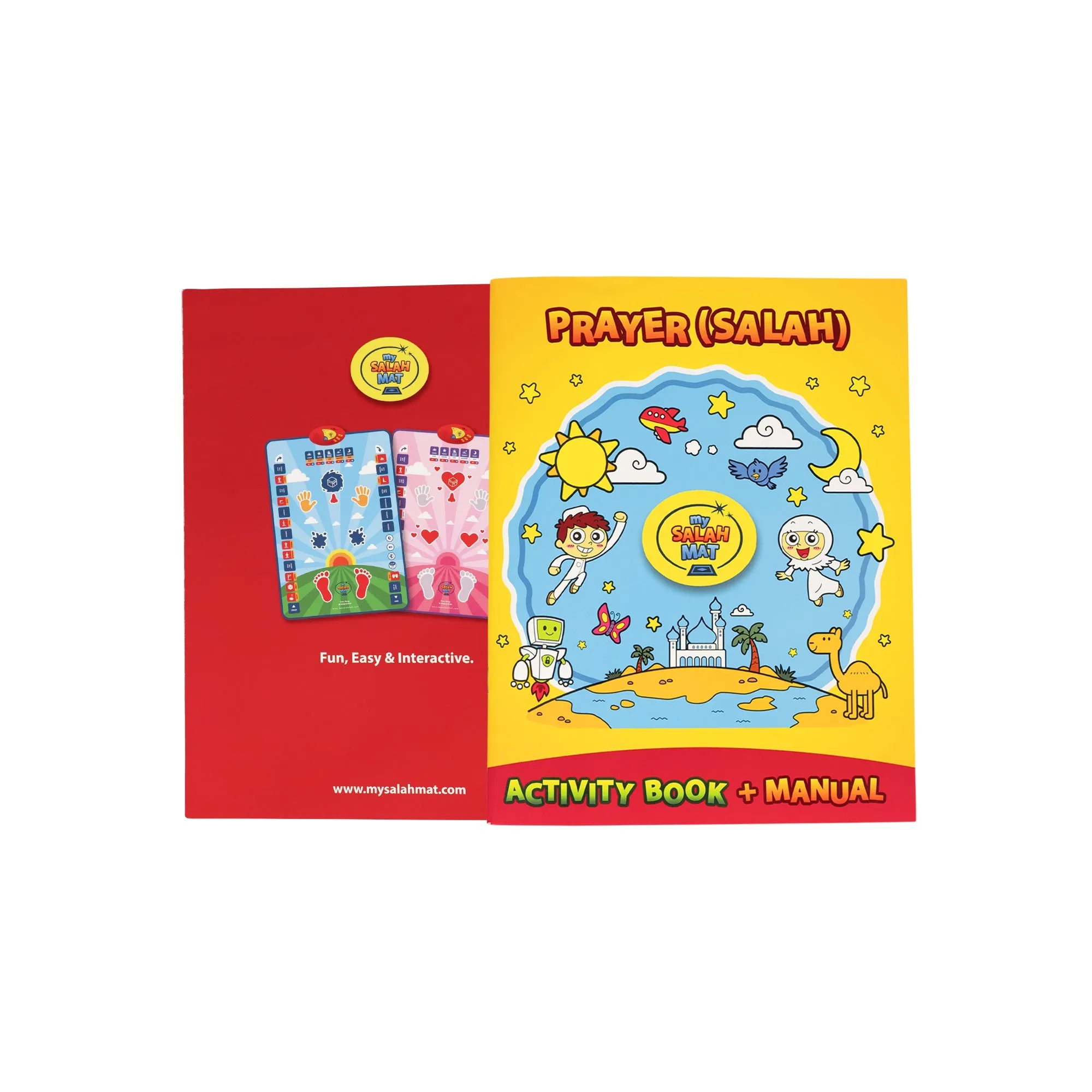 My Salah Mat - Smart Interactive Kids Prayer Mat - Pink