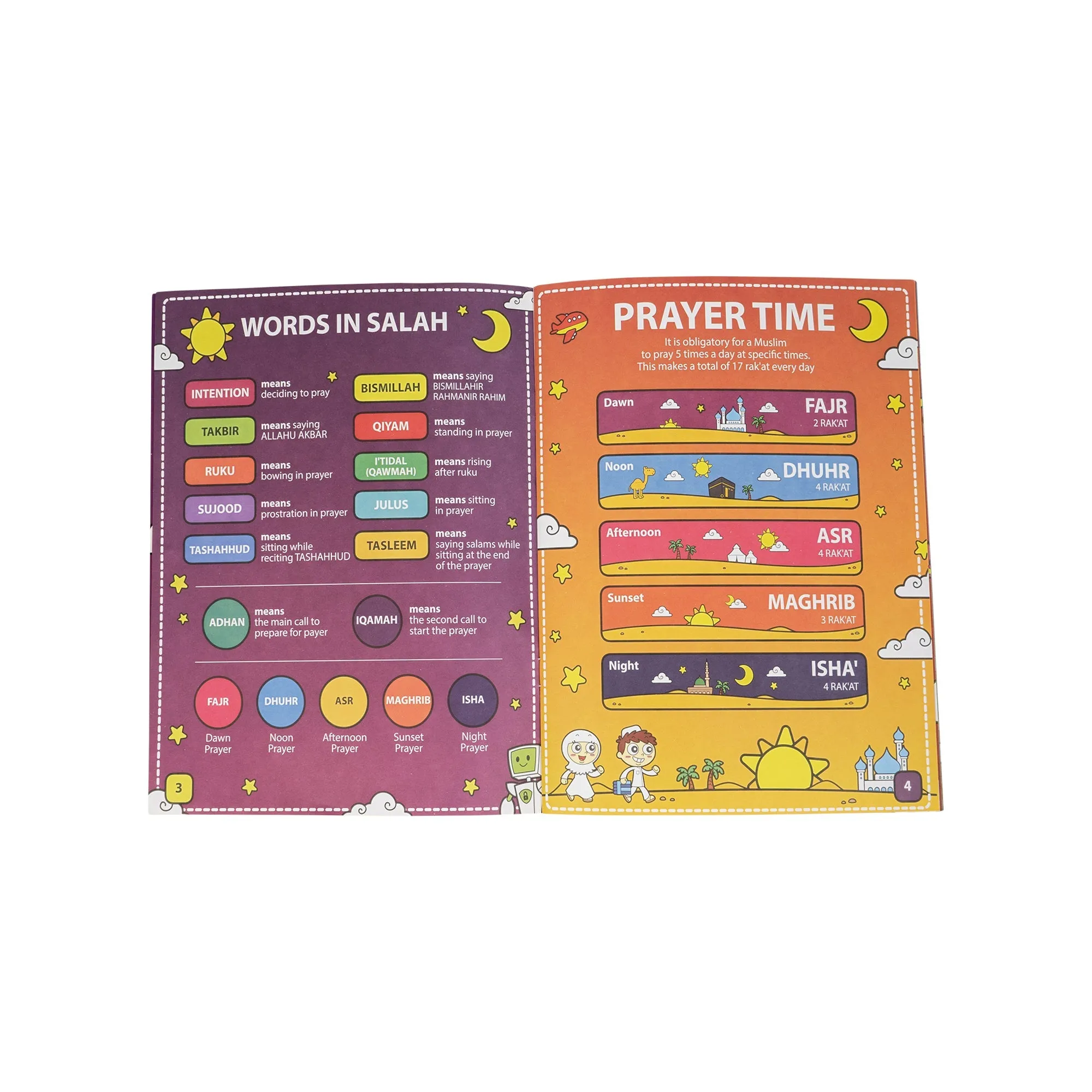 My Salah Mat - Smart Interactive Kids Prayer Mat - Pink