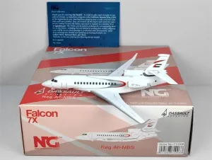 NG Models for Dassault Aviation for Falcon 7X A6-MBS 1:200 Aircraft Pre-Built Model