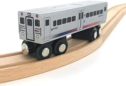 NJT Munipals MP04-1102 Comet V Commuter New Jersey Transit Wooden Railway Compatible