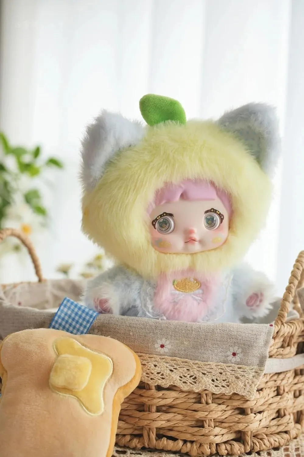 Nommi Interesting Fruits Series Plush Blind Box Figures 1PC Adorable Collectible Pendant for Bags & Keys, Modern Home Decoration