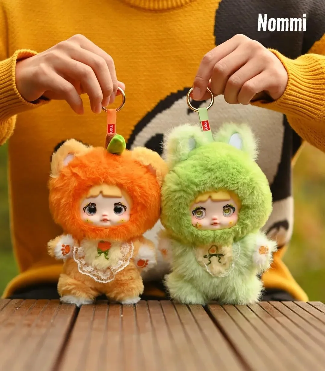 Nommi Interesting Fruits Series Plush Blind Box Figures 1PC Adorable Collectible Pendant for Bags & Keys, Modern Home Decoration