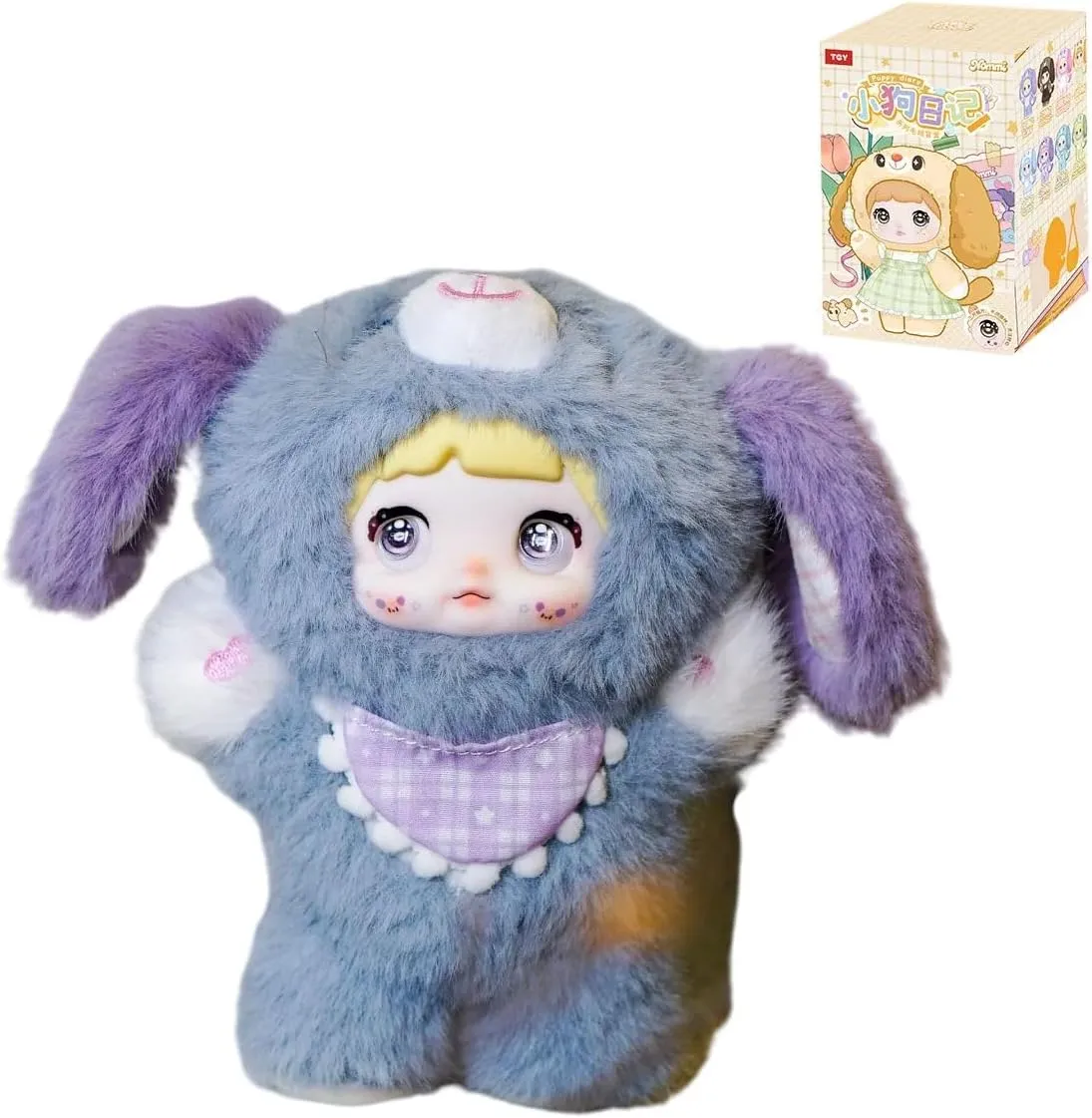 Nommi Puppy Diary Series Plush Blind Box Figures 1PC Cute Dog Collectible Toys Birthday Gifts