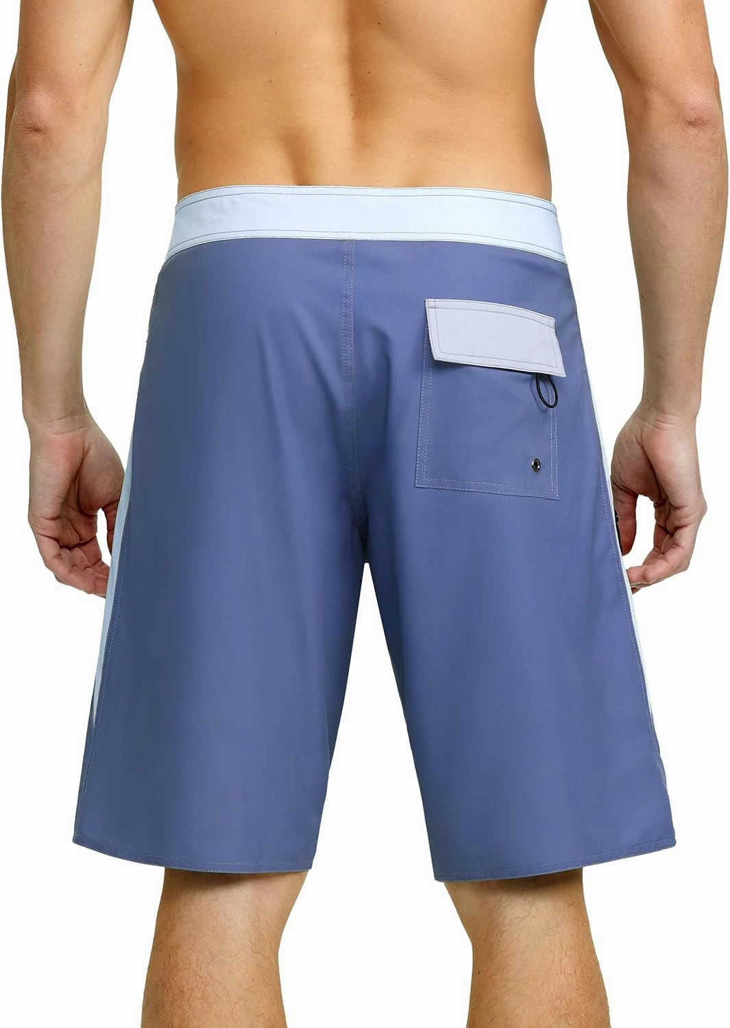 Nonwe Men's Swim Trunks with Compression Liner 2 in 1 Fast Dry Bathing Suits Cargo Surf Board Shorts with Pockets