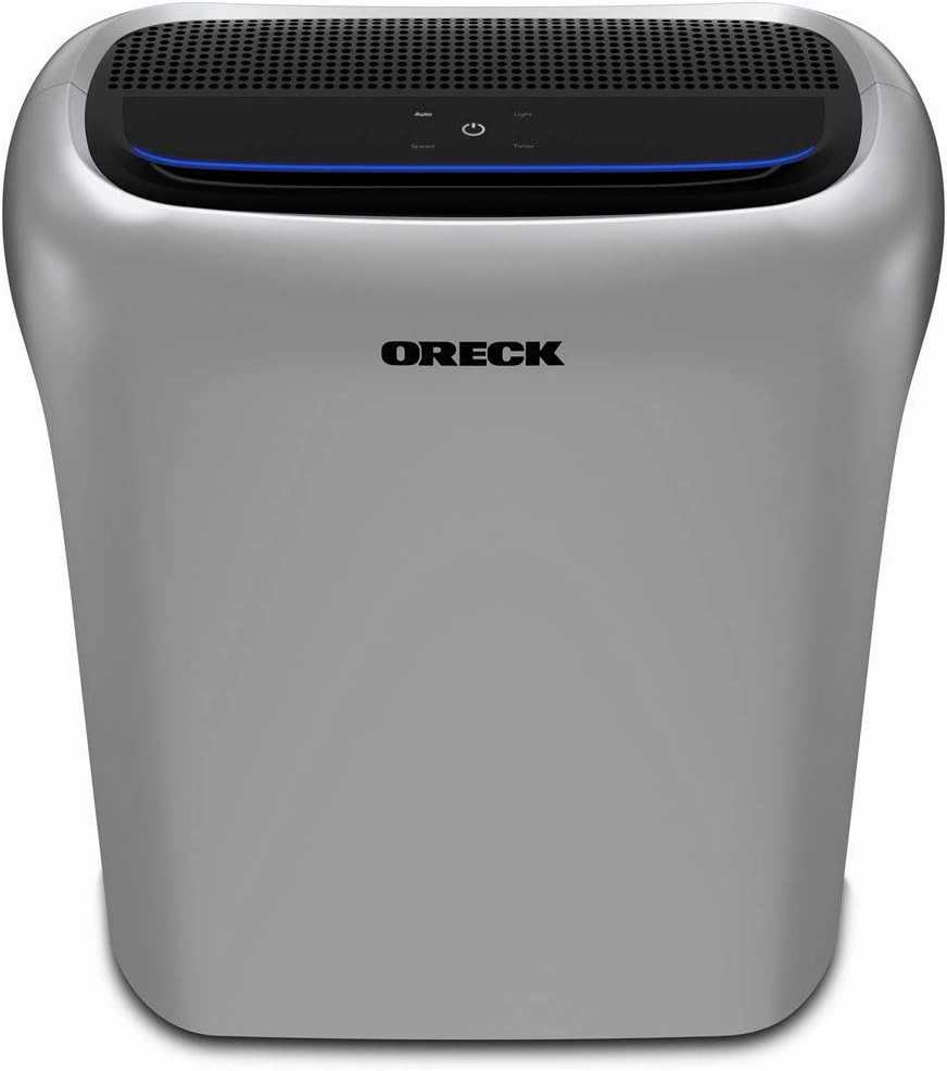 Oreck Air Response Air Purifier, Powerful HEPA and Carbon Filtration, For Large Rooms, Captures 99% of Particles, Dust, Pollen, Pet Dander and Smoke, Quiet Air Purifiers for Home