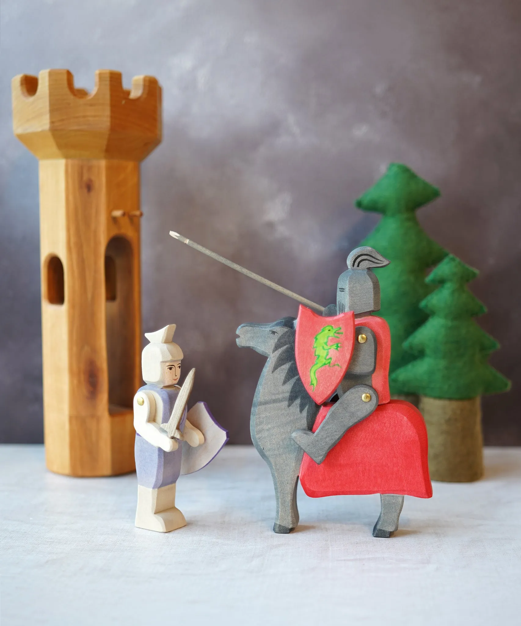 Ostheimer Blue Standing Knight
