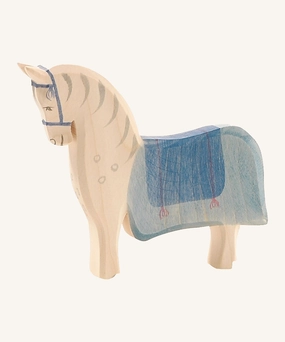 Ostheimer Wooden Horse with Saddle