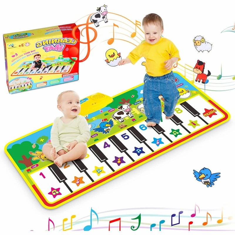 Pack of 1 - Piano Multi-Functional Musical Dancing Sound Play Gym Mat (8 Months-2 Years)