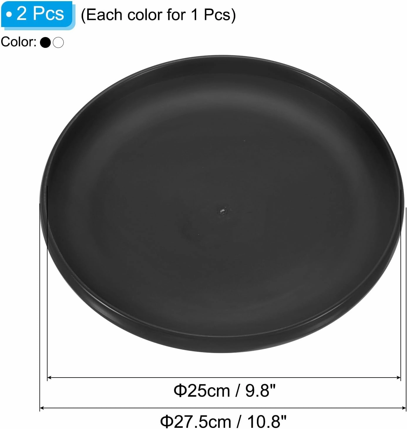 PATIKIL Flying Disc 10.8 Inch 175 Gram, 2 Pack Sport Training Disk for Backyard Lawn Beach Outdoor Park, Fluorescent Green Blue