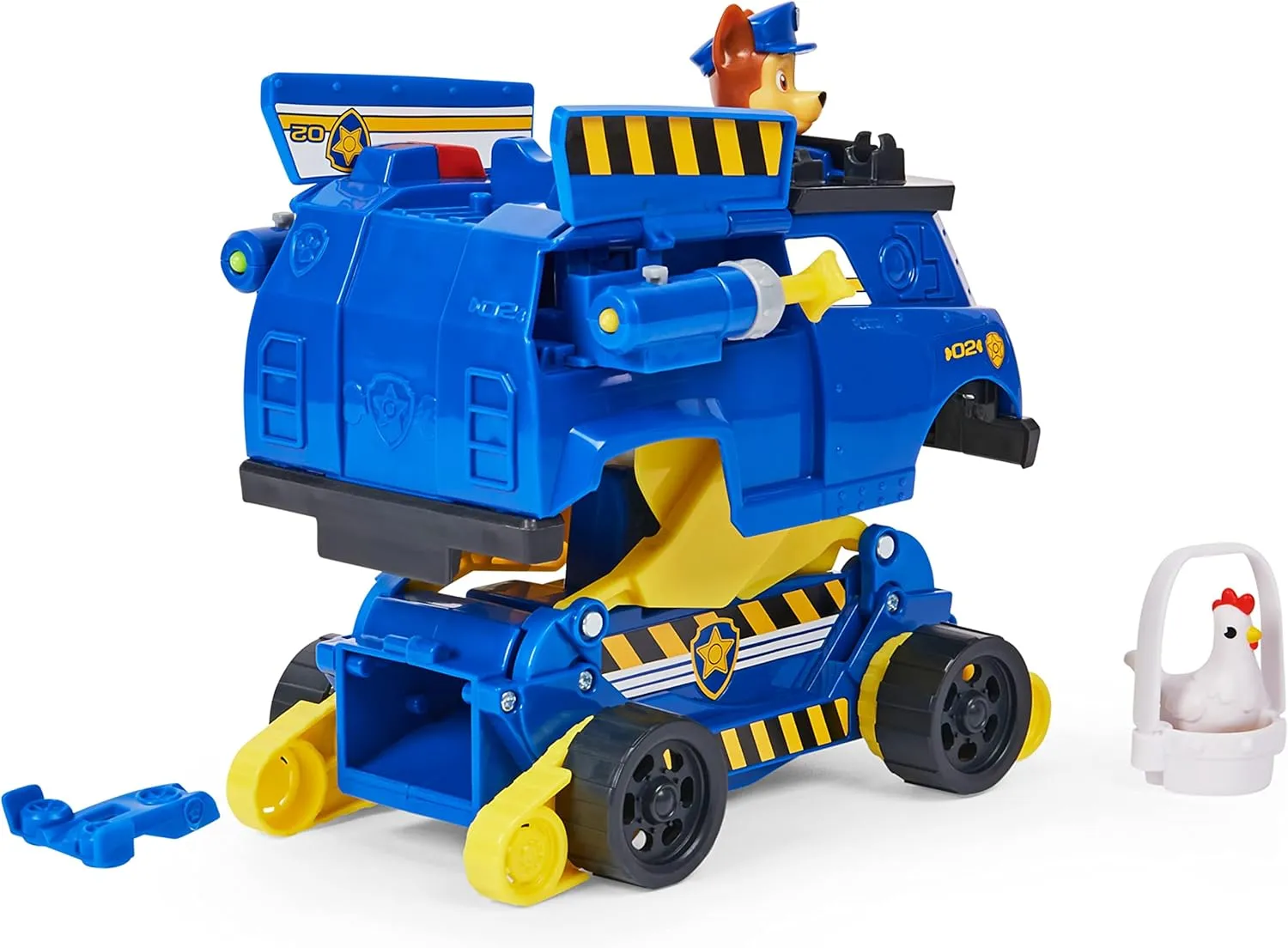Paw Patrol Chase Rise and Rescue Transforming Toy Car with Action Figures and Accessories, Kids’ Toys for Ages 3 and up