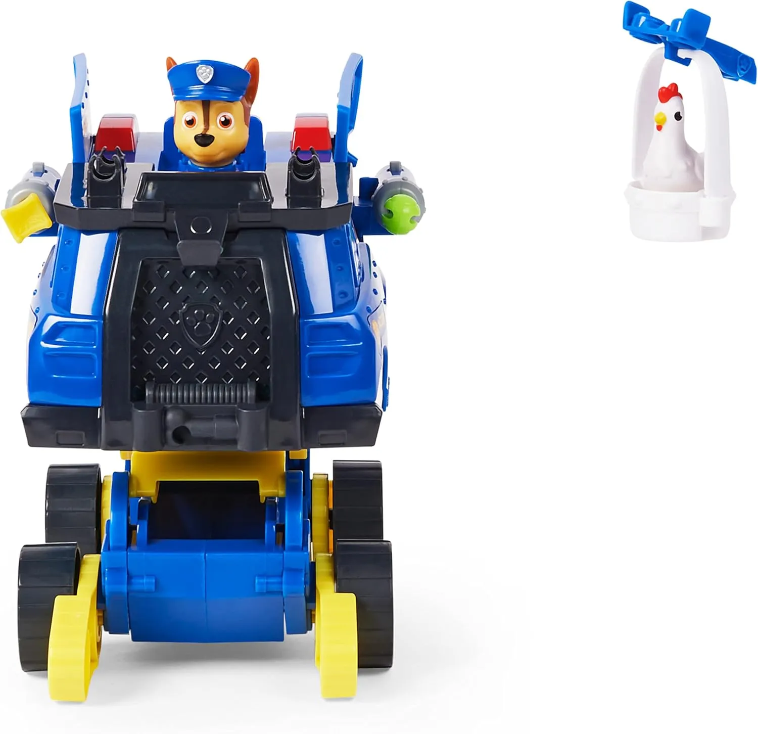 Paw Patrol Chase Rise and Rescue Transforming Toy Car with Action Figures and Accessories, Kids’ Toys for Ages 3 and up