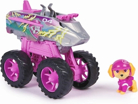 Paw Patrol – Pack Figure Skye Rescue Wheels and Transformable Jet Vehicle Toys – 6069303 – Toys Children 3 Years   – Gift Child 3 Years  