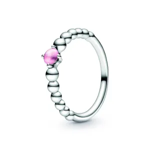 Petal Pink Beaded Ring 198867C09
