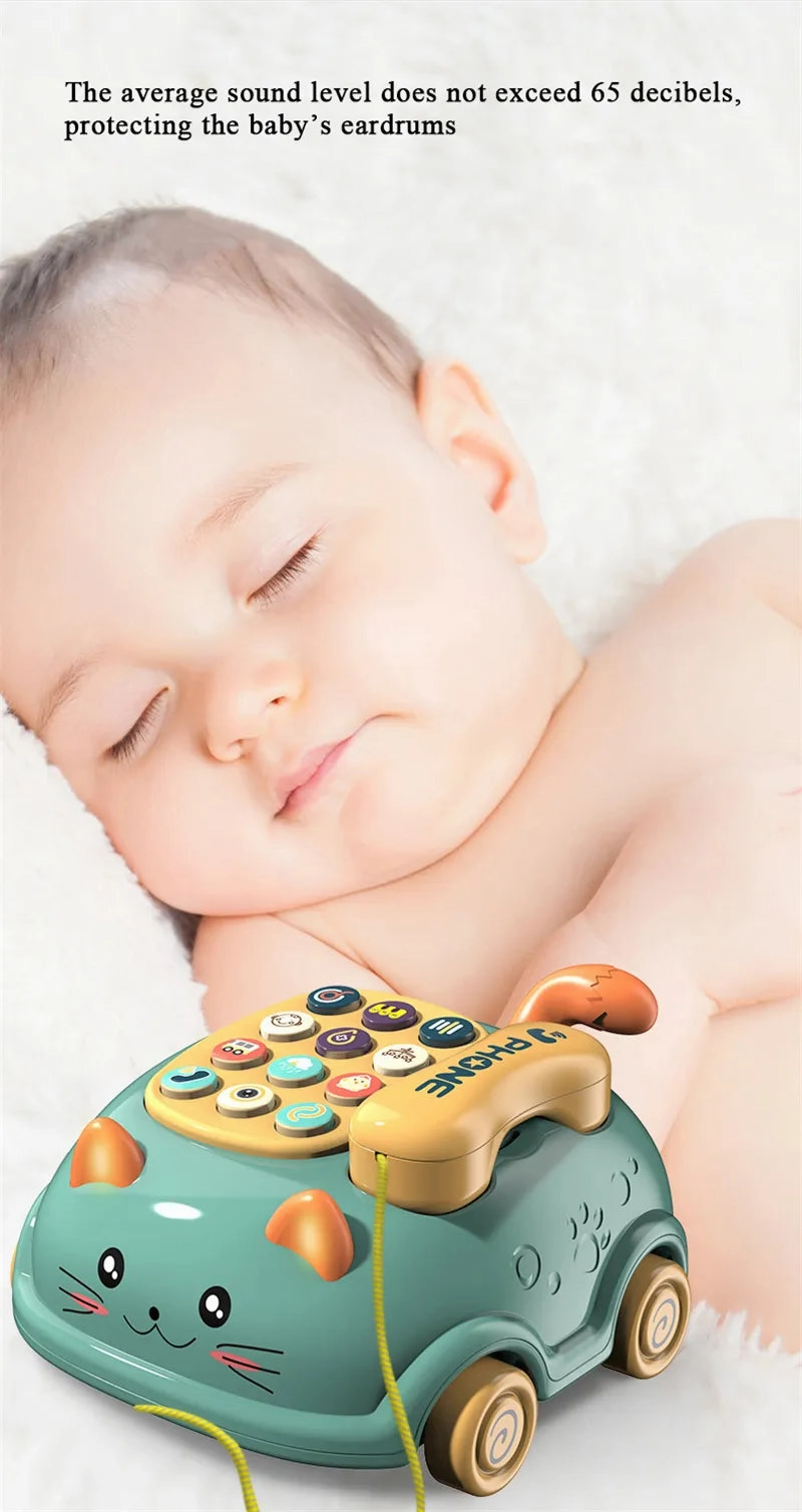 Piano phone toy with music - a smart learning method for babies and young children