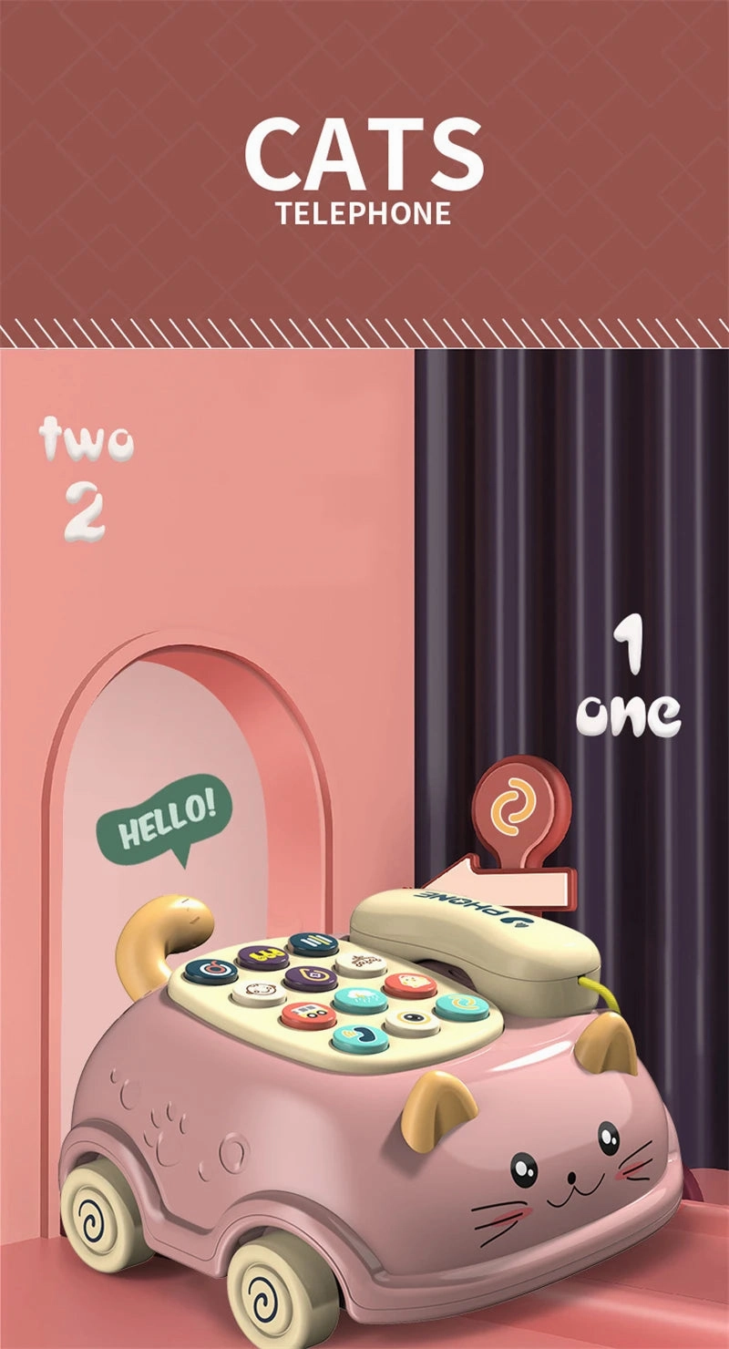 Piano phone toy with music - a smart learning method for babies and young children
