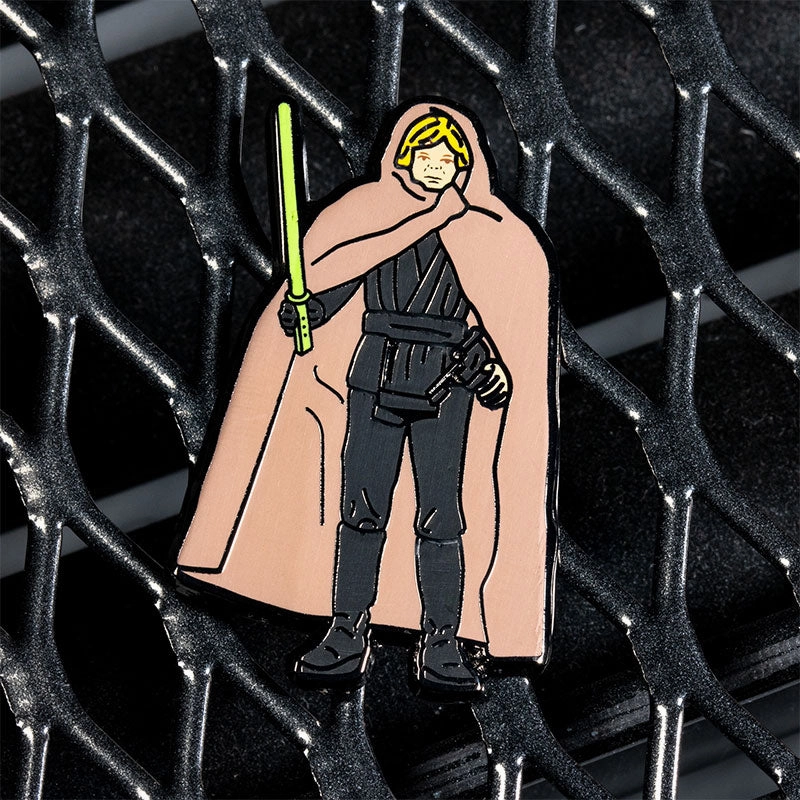 Pin Kings Official Star Wars Enamel Pin Badge Set 1.26 – Admiral Ackbar and Luke Skywalker (Jedi Knight Outfit)