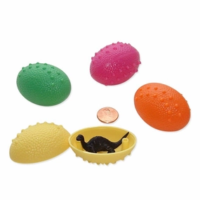 Plastic Eggs with Dino (72/box) 26¢ each