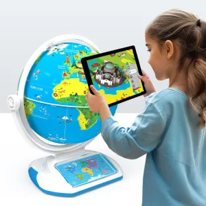 PlayShifu’s Latest Educational Globe for Ages 4  - Orboot Earth Explorer | AR Interactive Globe Toy | 400  Wonders | 1000  Facts | Exciting Features | Constellation Mode | Magic Stylus | Zap-on Panels | 720° Rotation | Fun Games | Solve Mysteries | STEM T