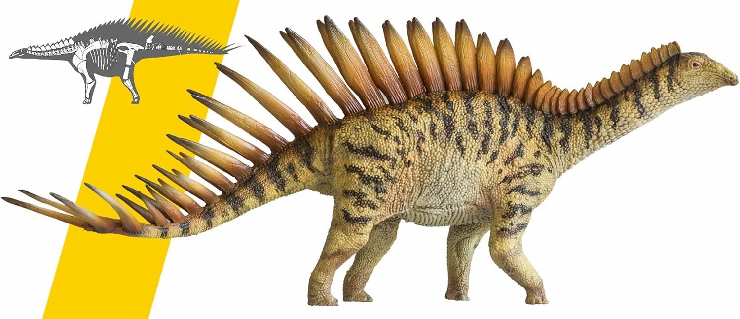 PNSO Miragaia Rosana Figure Realistic Stegosaurus Stegosauridae Dinosaur PVC Collector Toys Animal Educational Model Decoration Gift for Adult
