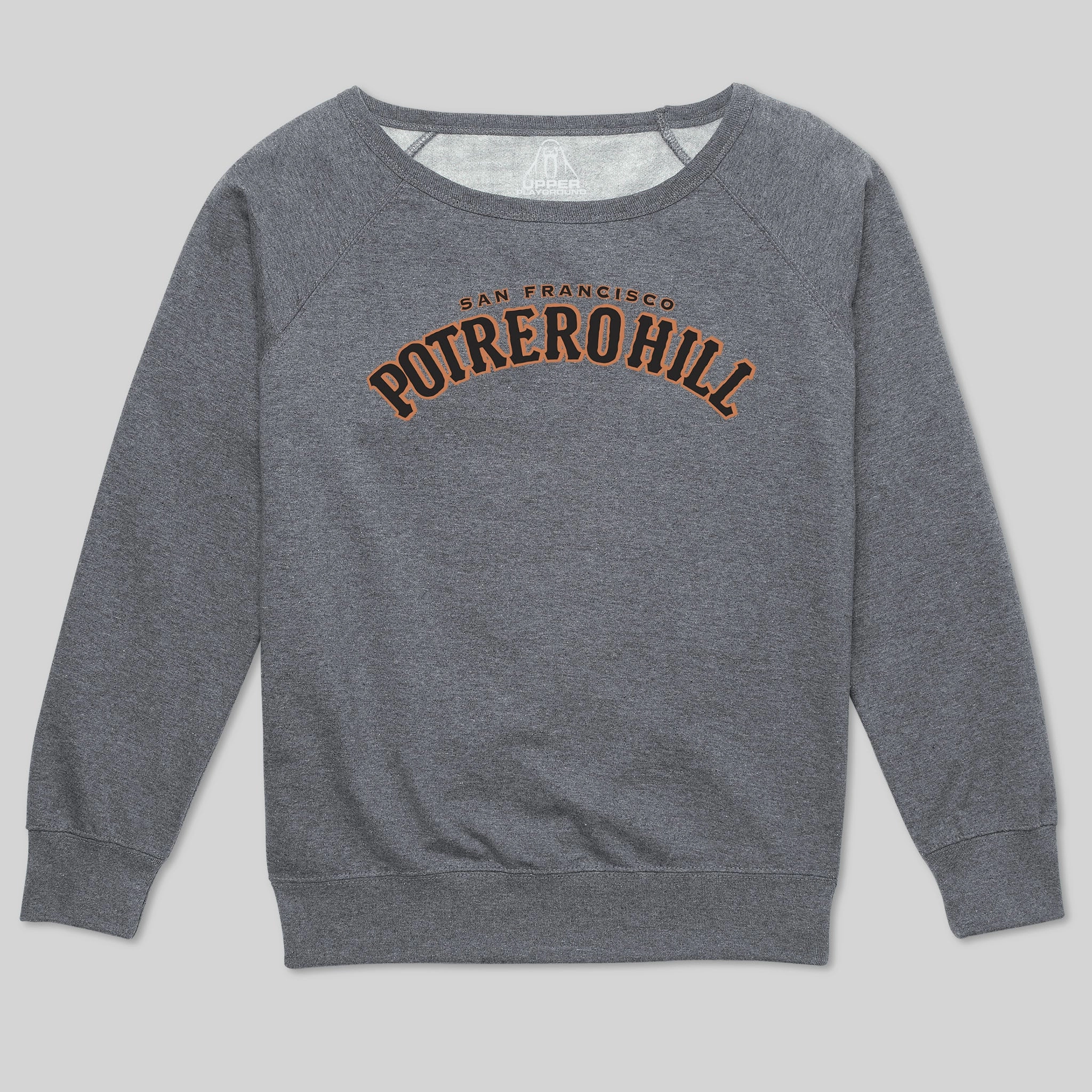 POTRERO DISTRICT WOMEN'S SCOOP NECK SWEATSHIRT
