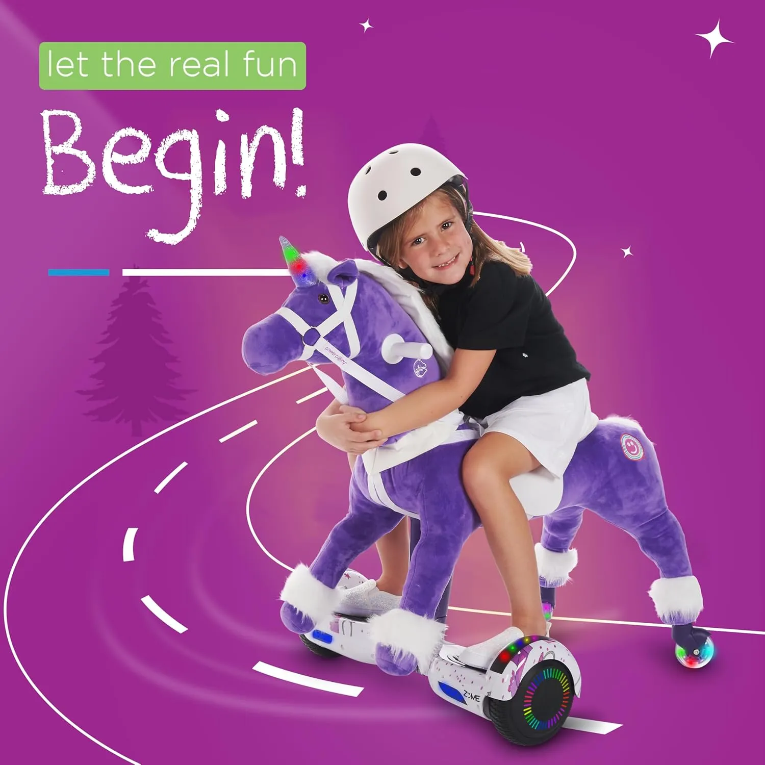 Power Pony Hoverboard Horse (Miracle)