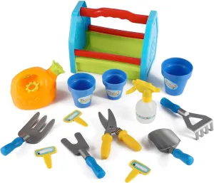PowerTRC Kids Gardening Set, Kids Gardening Tools, Toddler Gardening Set Pretend Play Set for Boys Girls Ages 3 4 5 6  STEM Learning Toys