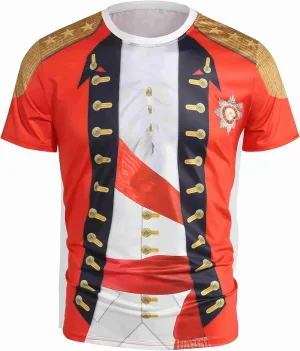 Prince Charming Costume Adult Medieval Tee-Shirt British Knights Royalty Costume Men