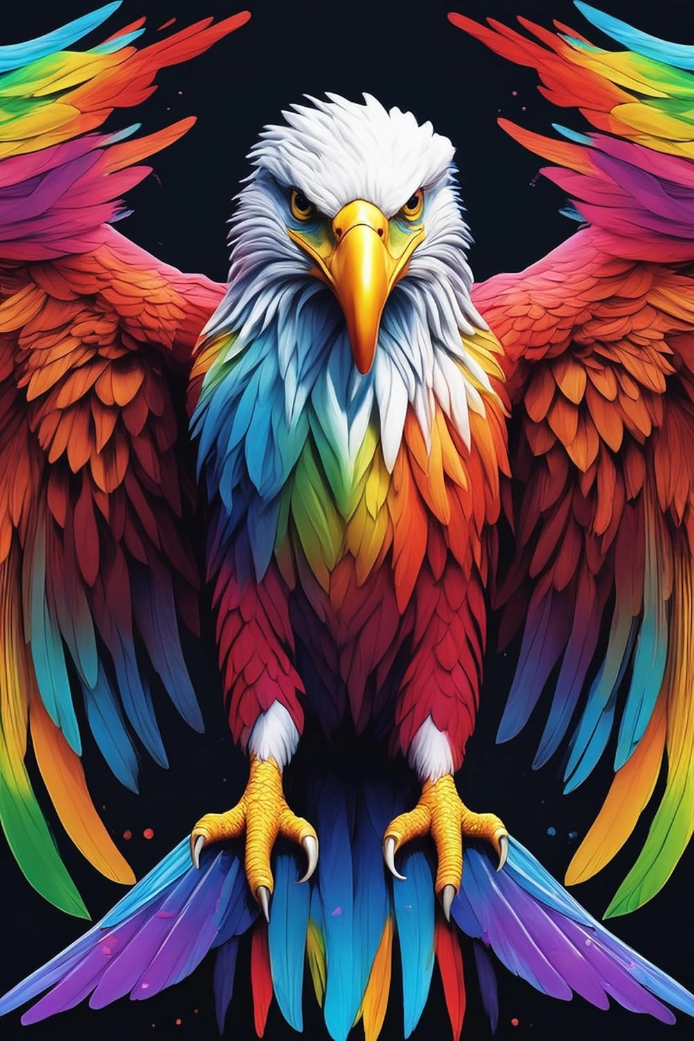 Puzzles 500 Pieces for Adults,Colorful Birds Jigsaw Puzzles,Puzzle Game for Family Indian Fishing Eagle Parent,Thanksgiving, Puzzle Toy for Educational
