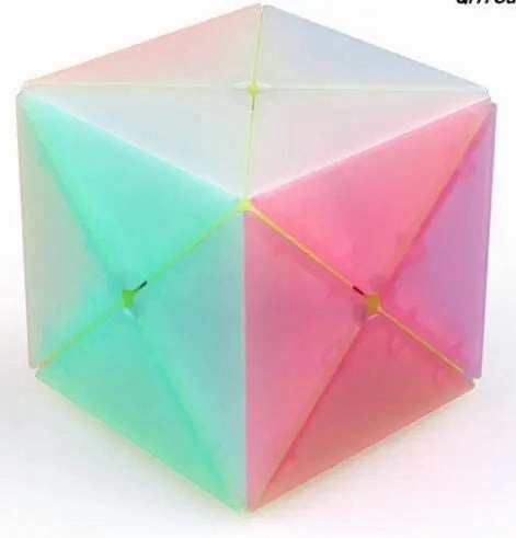 QiYi Dino Cube 3X3 Magic Speed Cube - Sticker less Professional Puzzle Toy for Kids