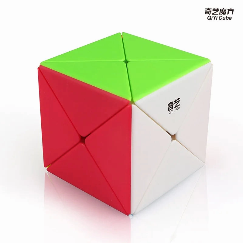 QiYi Dino Cube 3X3 Magic Speed Cube - Sticker less Professional Puzzle Toy for Kids
