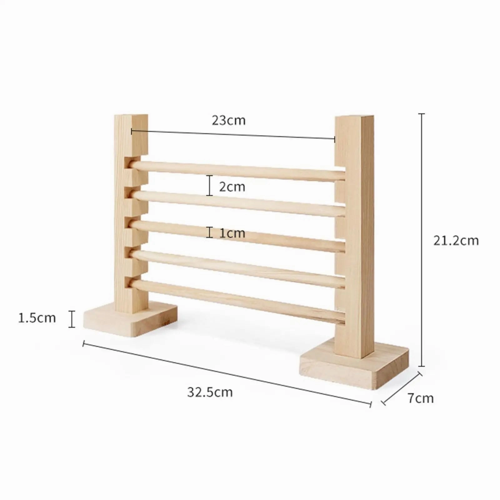 Rabbit Jump Bar Sturdy Interactive Training Games Wood Toy Rabbit Exercise Obstacle for Bunny Pet Jump Training Exercise Running