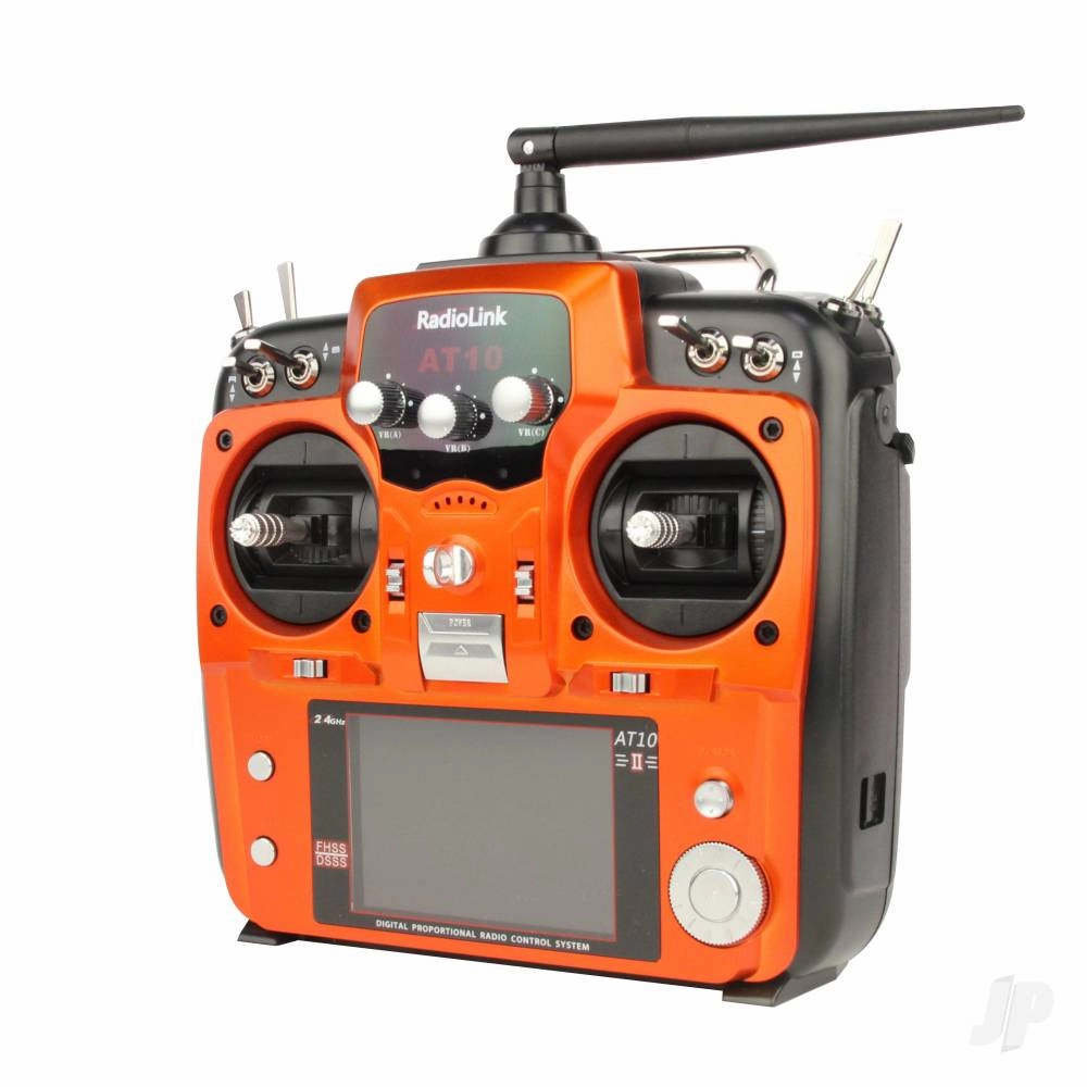 RadioLink AT10II 2.4GHz 12-Channel Transmitter with Receiver (Orange) (Mode 1) RLKT121007