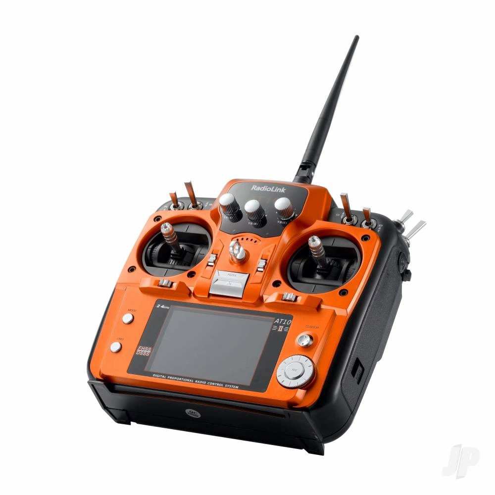 RadioLink AT10II 2.4GHz 12-Channel Transmitter with Receiver (Orange) (Mode 1) RLKT121007