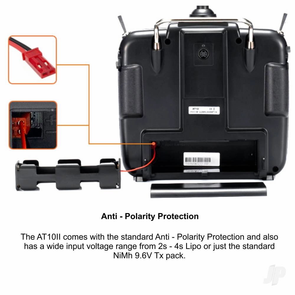 RadioLink AT10II 2.4GHz 12-Channel Transmitter with Receiver (Orange) (Mode 1) RLKT121007
