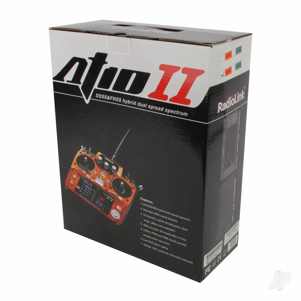 RadioLink AT10II 2.4GHz 12-Channel Transmitter with Receiver (Orange) (Mode 1) RLKT121007