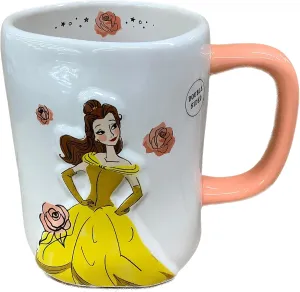 Rae Dunn x Princess Belle from Beauty and the Beast Coffee Mug, Beauty is Found Within