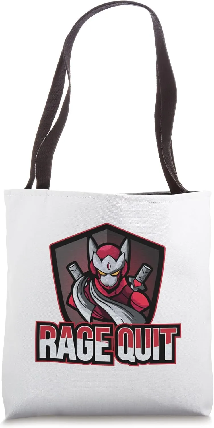 Rage quit I computer PC trouble Tote Bag