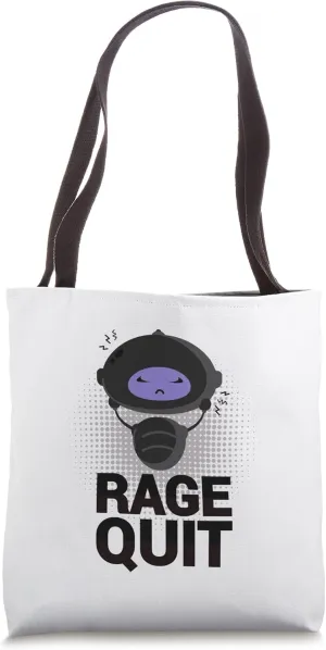 Rage quit I computer PC trouble Tote Bag