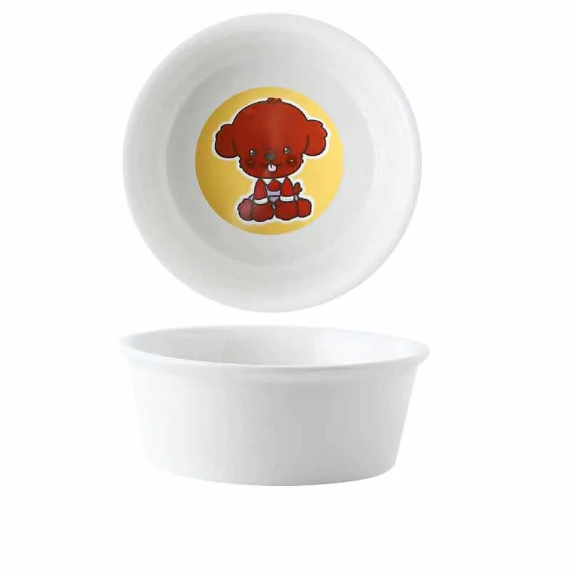 Raised Dog Feeder Custom Photo Large Capacity Pet Bowl