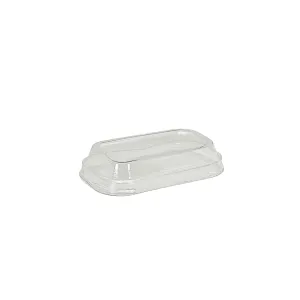 Rectangular Clear PET Lid To Suit Paper Liner Cases